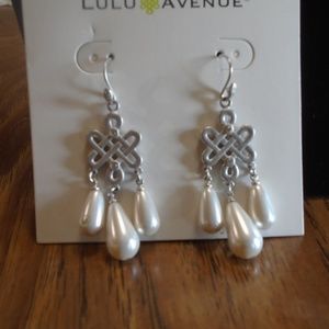 Pearl earrings